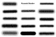 Halftone Brushes for Procreate & PS, a Brush Add-On by RDShop (Thumbnail 5 of 6)