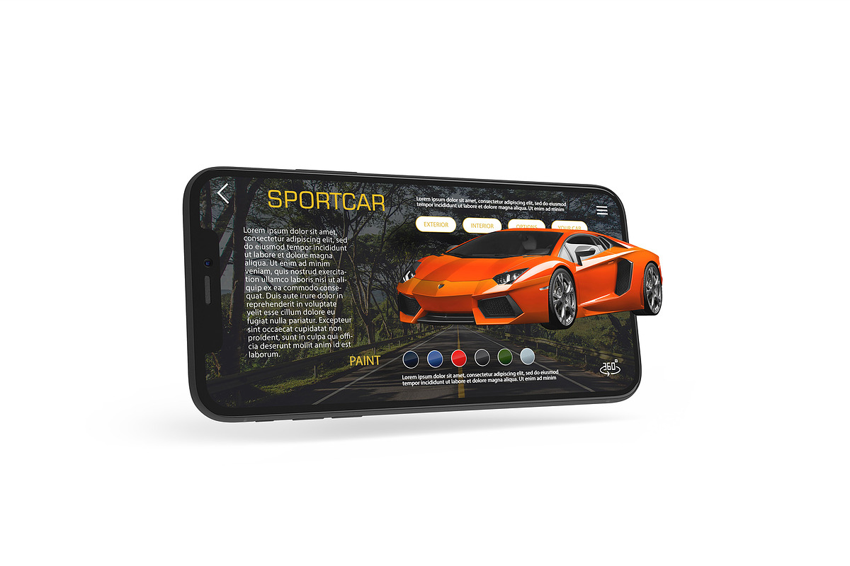 iPhone X Multilayer Mockup Set, an iPhone Mockup by Seven Lights (Photo 10 of 13)