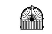 Ornate Iron Gate SVG Bundle, an Illustration by Designs_River (Thumbnail 8 of 31)