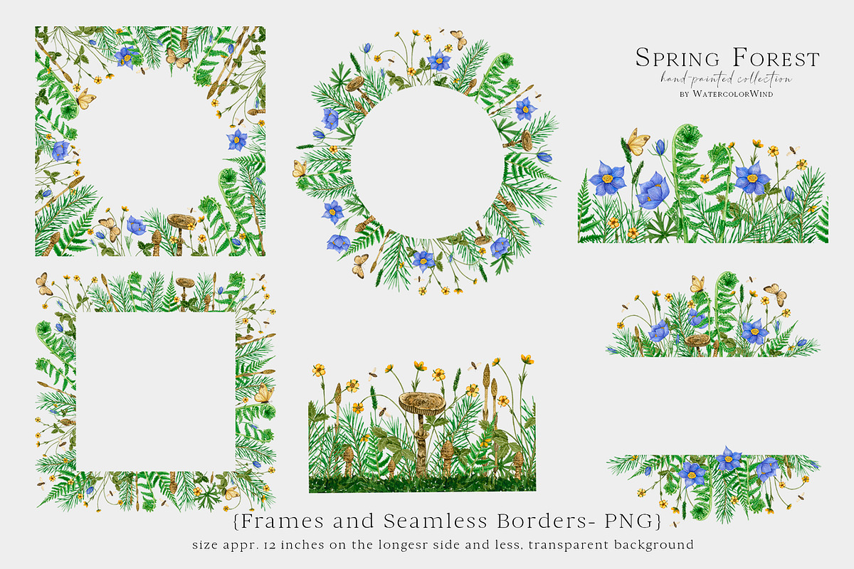 Watercolor Floral All Seasons Bundle, a Seasonal Illustration by Ksenia Shmakova (Photo 34 of 39)