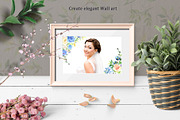 Watercolor Flowers - Blue Roses, an Illustration by Pixavics (Thumbnail 7 of 8)