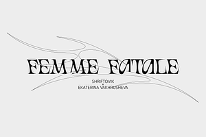 SK Femme Fatale — Decorative Serif