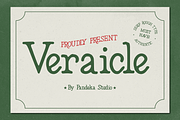 Veraicle - Vintage Rough Serif, a Serif Font by Pandeka Studio (Thumbnail 1 of 9)