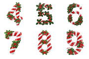 Candy Cane Christmas Alphabet, an Illustration by Design Market (Thumbnail 7 of 7)