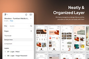Woodora - Furniture Mobile App, an UI Kit Template by Minialis (Thumbnail 4 of 6)
