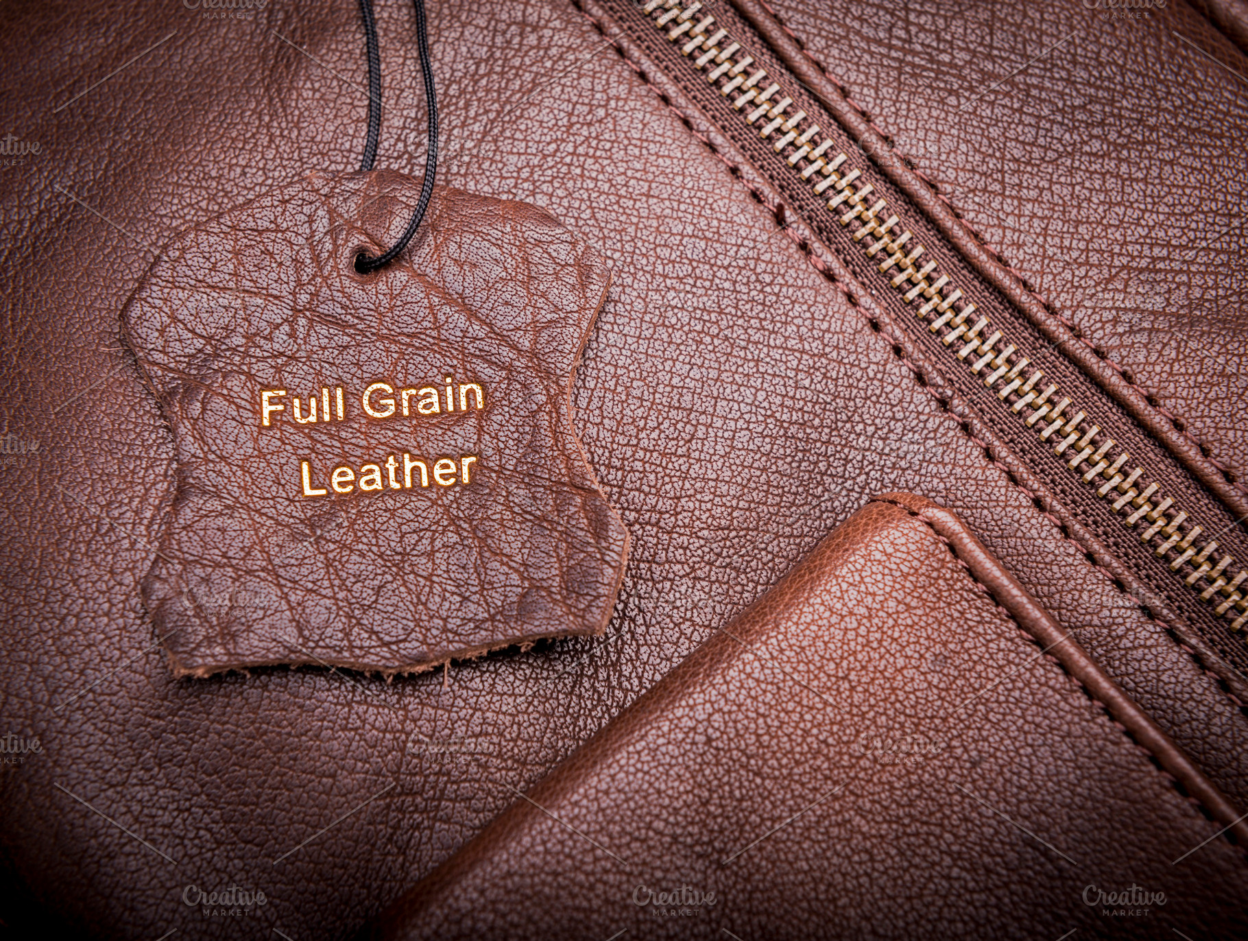 Leather Tag, an Industrial Photo by THP Creative