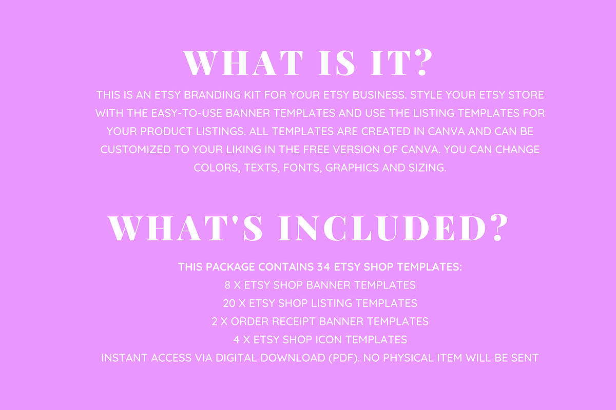 Makeup Beauty Etsy Shop Kit, a Branding & Logo Template by SunshineStudioBoutique (Photo 2 of 11)
