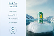 Drink Can Mockup, a Mockup by AG Mockups (Thumbnail 1 of 3)