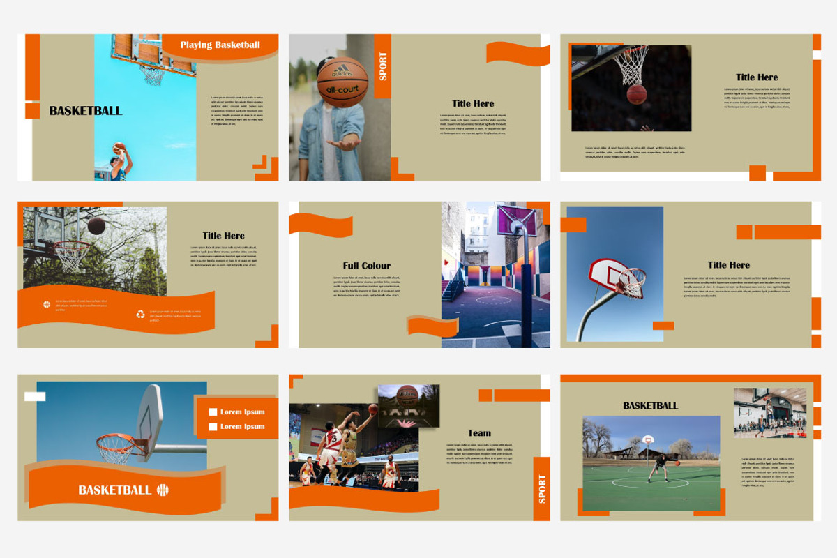 Basketball Sport - Creative Powerpoint