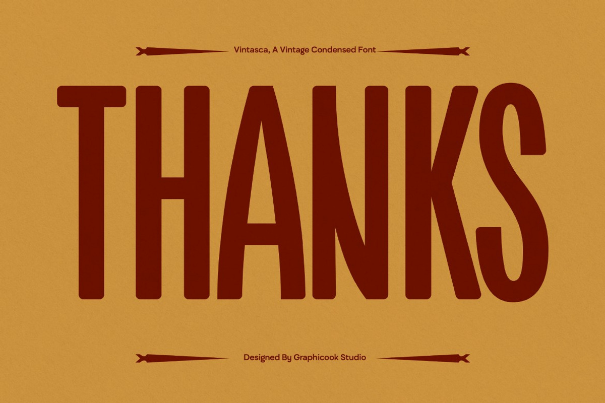 Vintasca, a Sans Serif Font by graphicook (Photo 8 of 8)