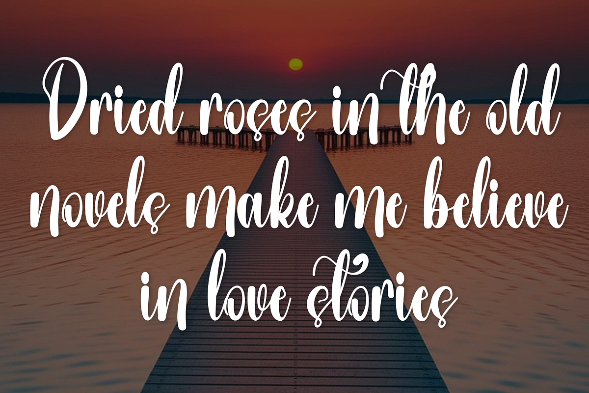 Quiet, a Handwritten Font by InermediaSTUDIO (Photo 6 of 8)