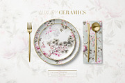 Sakura Whispers, Elegant Luxury!, a Pattern Graphic by TSTUDIO (Thumbnail 7 of 12)