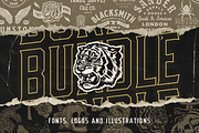 Apparel Designs Bundle, a Branding & Logo Template by Davide Bassu (Thumbnail 1 of 25)