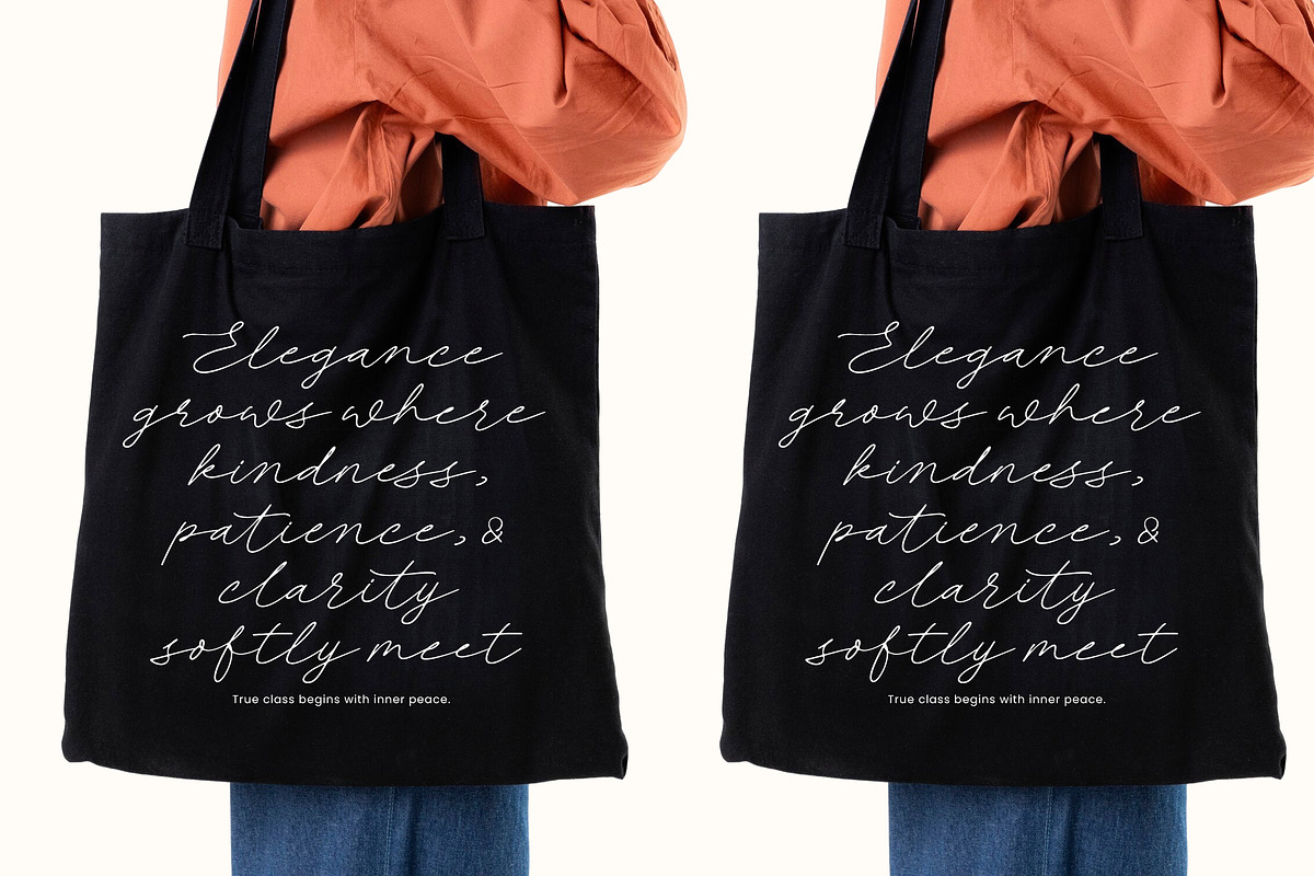 Serafiona Maleri Elegant Handwritten, a Script Font by Letterena Studios Script (Photo 2 of 15)