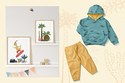 Cute Dinosaurs – Clipart & Patterns, an Animal Illustration by PenguinArtStudio (Thumbnail 4 of 11)