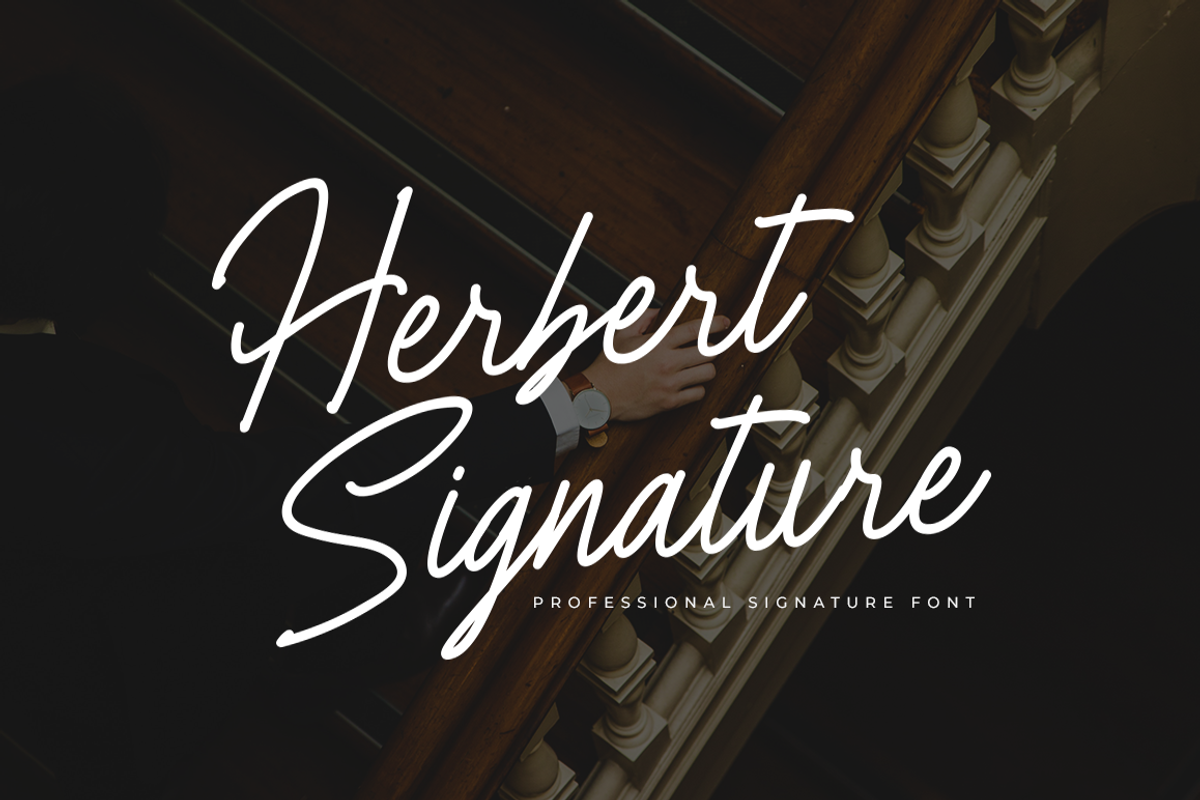 Herbert Signature Font