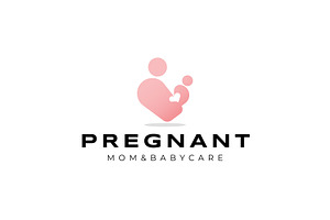 Pregnant icon template illustration, a Branding & Logo Template by Dyn Studio