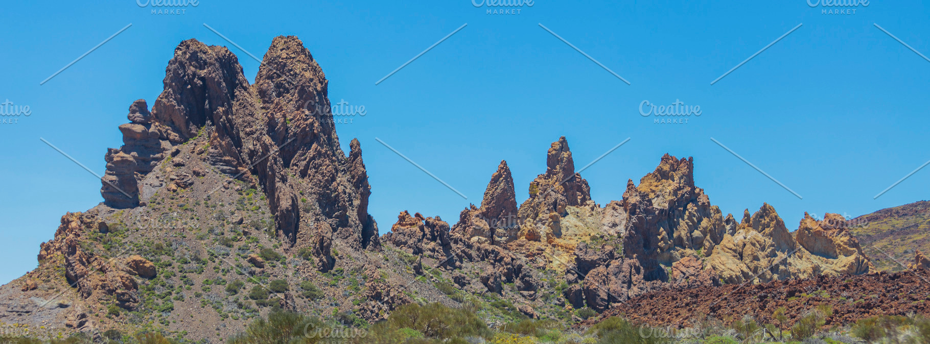 Roques de Garcia volcanic rocks in Teide National Park Tenerife,, a Photo by Pictures for you!!!!!!!!!