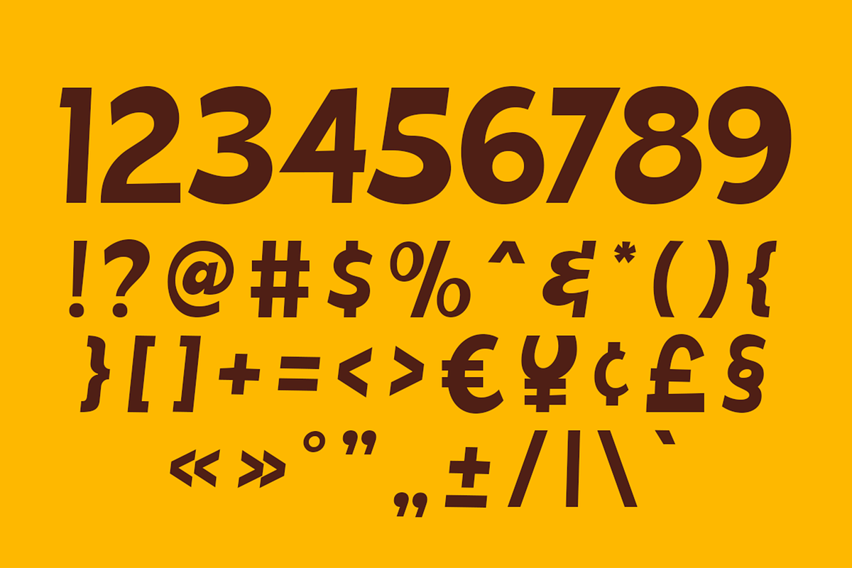Peanut Waffle - Food Display Font, a Sans Serif Font by Pekotype (Photo 4 of 15)