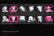 Grunge Contact Sheet Photo Effect, a Social Media Template by DesignerCandies (Thumbnail 1 of 3)