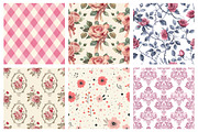 Coquette Seamless Patterns, an Illustration by DreamArtGraphic (Thumbnail 3 of 5)