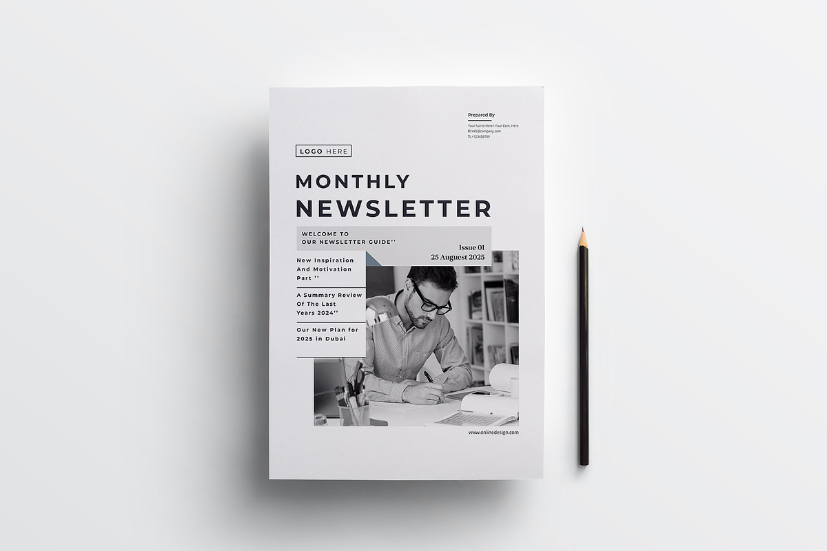 Newsletter | MS Word & Indesign, a Brochure Template by obayes (Photo 4 of 10)