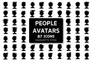 People Avatar Icons Set, an Icon by Graphicgo (Thumbnail 1 of 5)