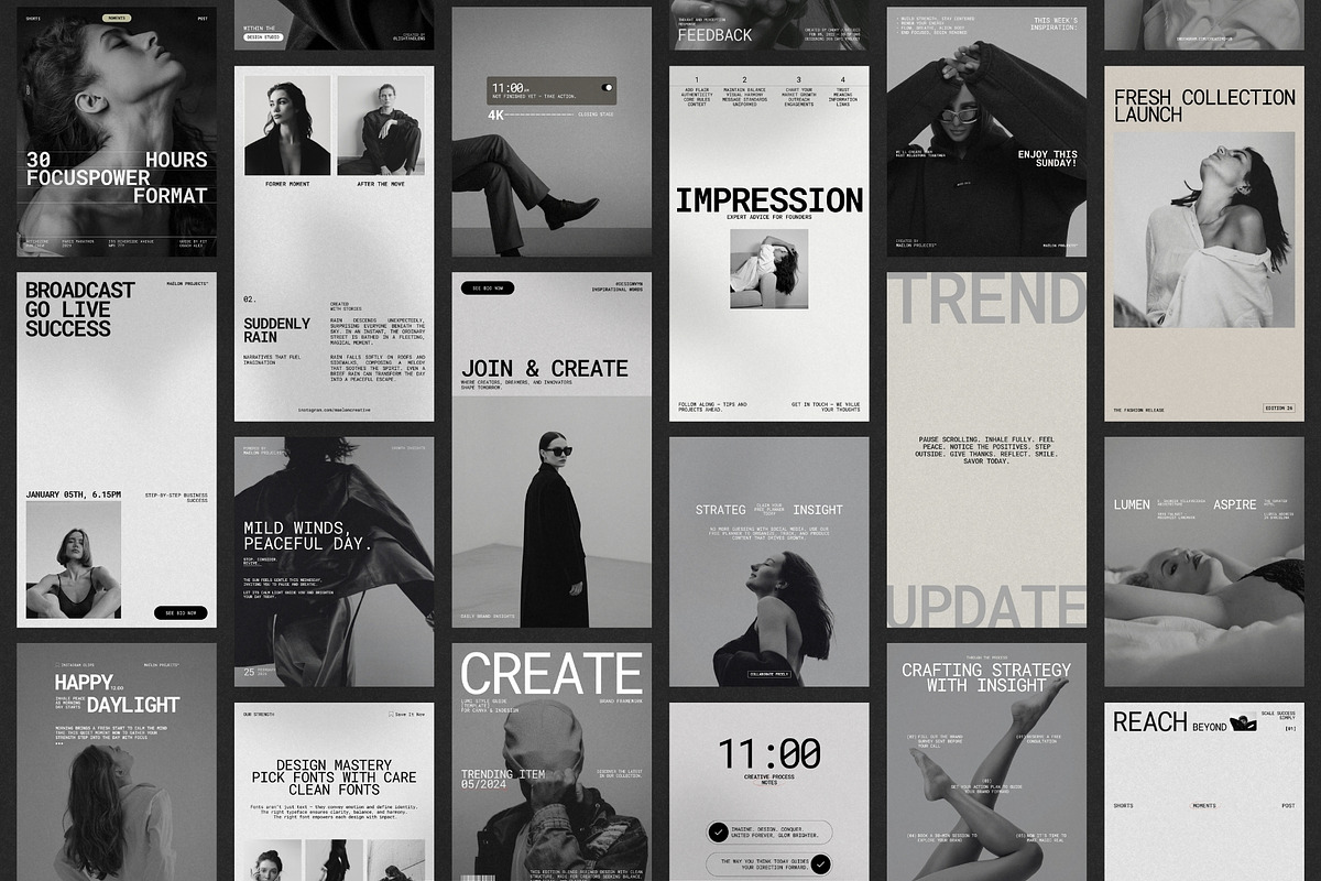 Marketing Post & Story Canva Kit, a Social Media Template by Pixel Grid (Photo 4 of 8)