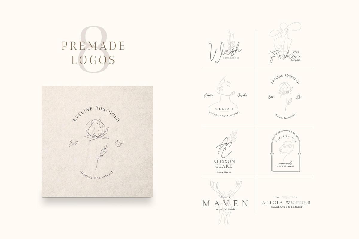 BUNDLE Line Art and illustrations, a Decorative Illustration by Eviory (Photo 12 of 28)