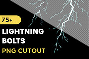 75+ PNG Cutout Lightning Bolt Effect, an Object Graphic by Mikel Blazgad (Thumbnail 1 of 10)