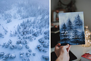 Cold winter.Watercolor Christmas Set, a Seasonal Illustration by Ooh Lily (Thumbnail 4 of 20)