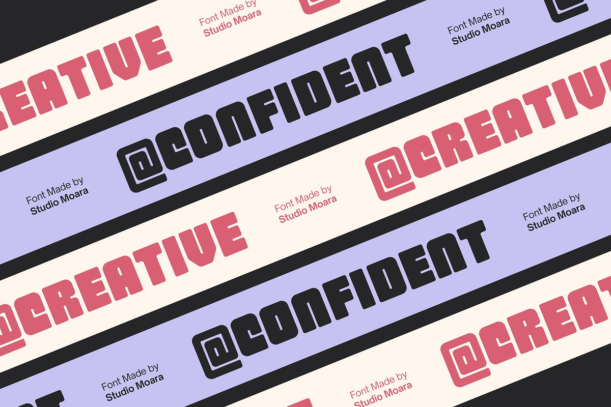 Big Hoglet - Retro Chunky Font, a Font by Studio Moara (Photo 5 of 8)