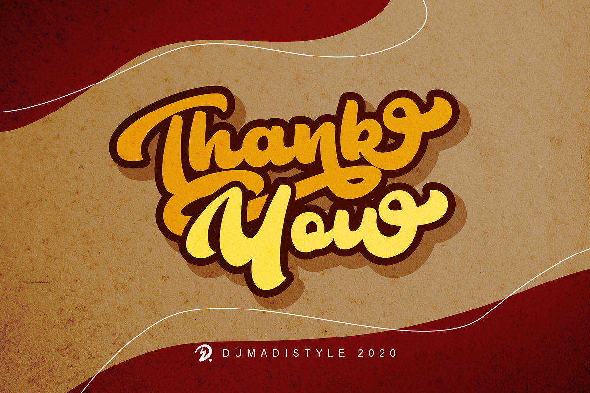 The Bambank Script, a Script Font by Dumadistyle (Photo 8 of 8)