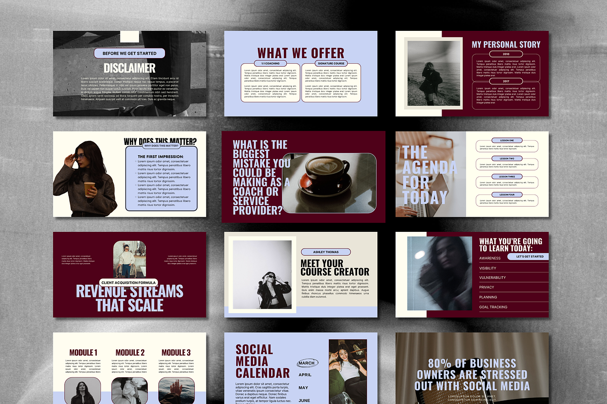 Bold Luxe Editorial Modern Canva, a Presentation Template by Solana Creative Co. (Photo 4 of 13)