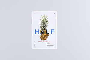 Half Letter Flyer Mockup