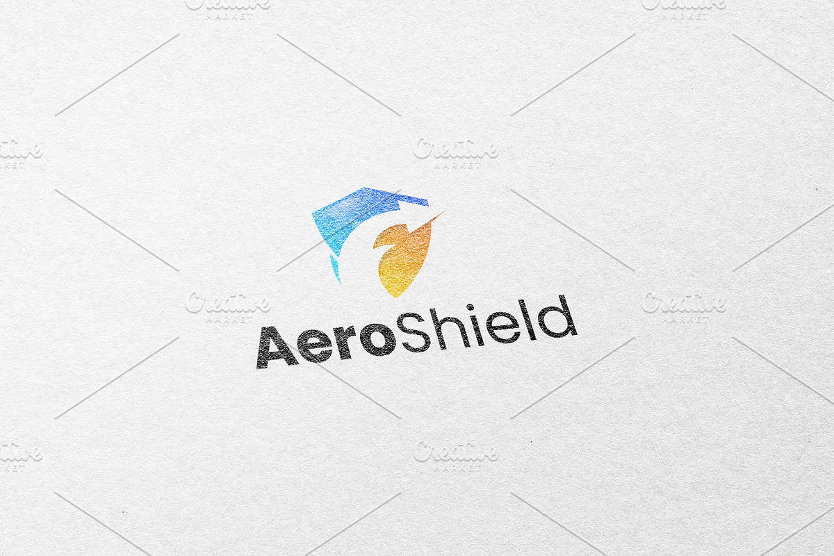 Aero Shield Logo Template, a Branding & Logo Template by Graplick (Photo 2 of 2)
