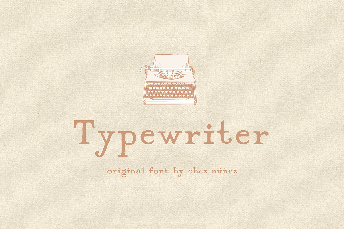 TYPEWRITER: Vintage & Antique Serif, a Font by Chez Núñez (Photo 5 of 5)
