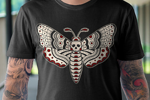 Death Head Moth Design