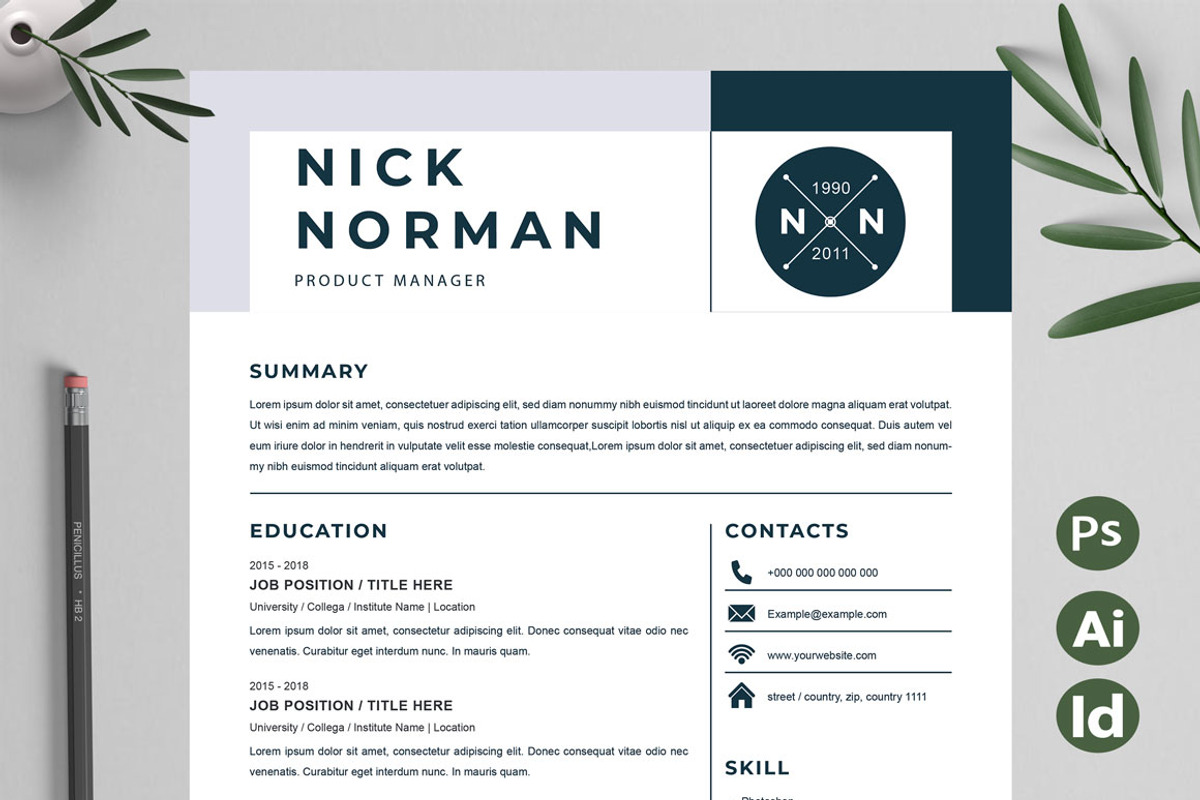 Best Resume Template, a Resume Template by Attractive Resume (Photo 1 of 3)