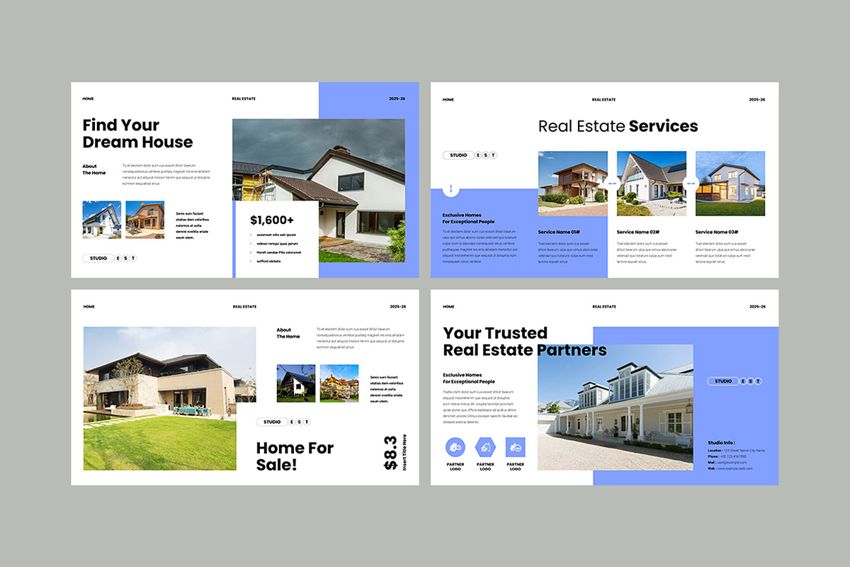 Real Estate Presentation Template, a Presentation Template by Pixelpick (Photo 4 of 5)