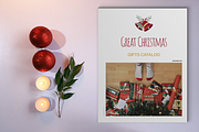 Christmas Gift Catalog Template, a Brochure Template by Boris Cupac (Thumbnail 1 of 7)