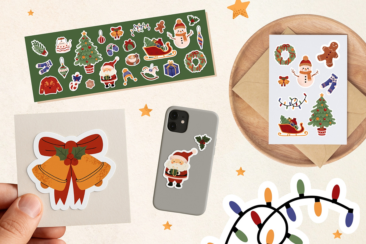 Christmas Illustration Bundle, a Seasonal Illustration by AnbyArt (Photo 3 of 8)