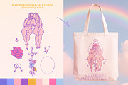 Sapphic Serenity WLW Illustrations, a Person Illustration by Anna Babich (Thumbnail 8 of 10)