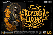 Keyzora Luxury Typeface, a Serif Font by alit design (Thumbnail 1 of 20)