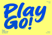 Playgo - Bold Playful Display Font, a Handwritten Font by delipensil (Thumbnail 1 of 8)