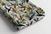 set of 7 floral pattern with birds, a Pattern Graphic by Aban's World (Thumbnail 1 of 6)