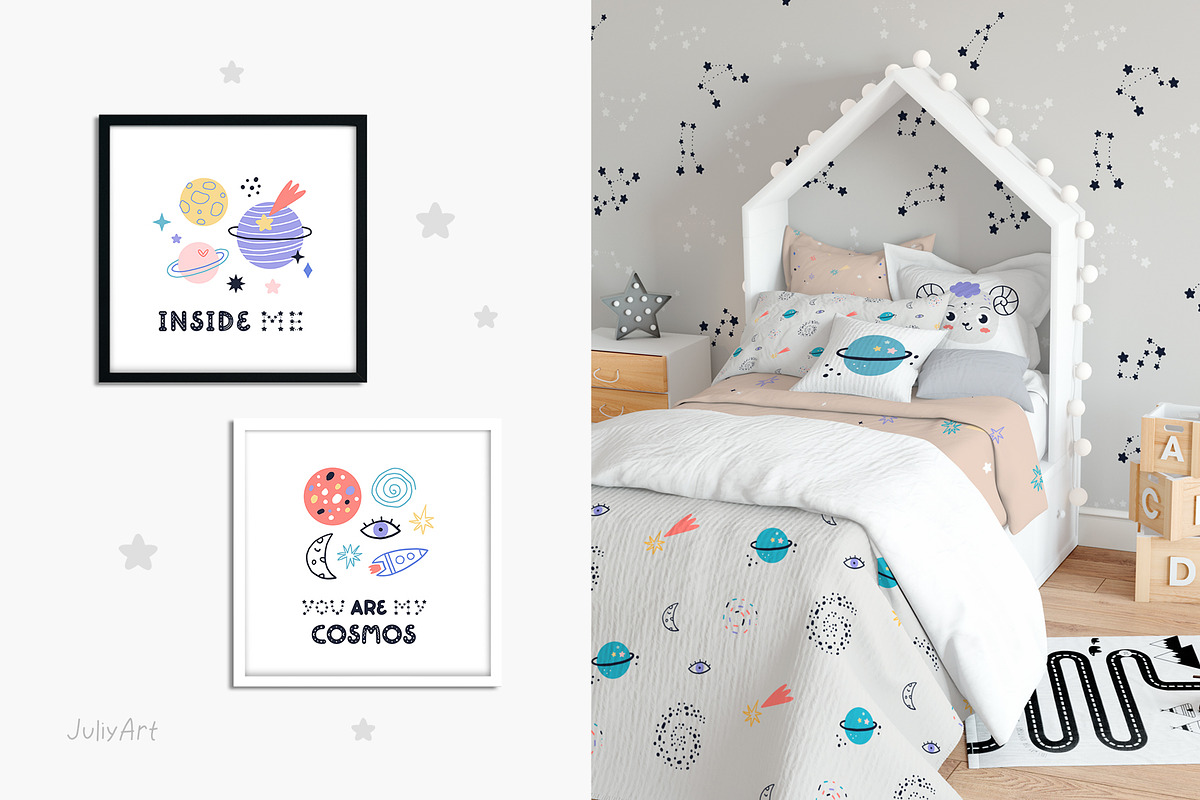 Zodiac Stars Font duo, a Script Font by JuliyArt (Photo 5 of 16)
