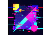 Glitch Design Radar, a Decorative Illustration by Sharon Schwalbe (Thumbnail 5 of 6)