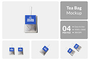 Tea Bag Packaging Mockup, a Packaging Mockup by Hazzpro_Std (Thumbnail 1 of 5)