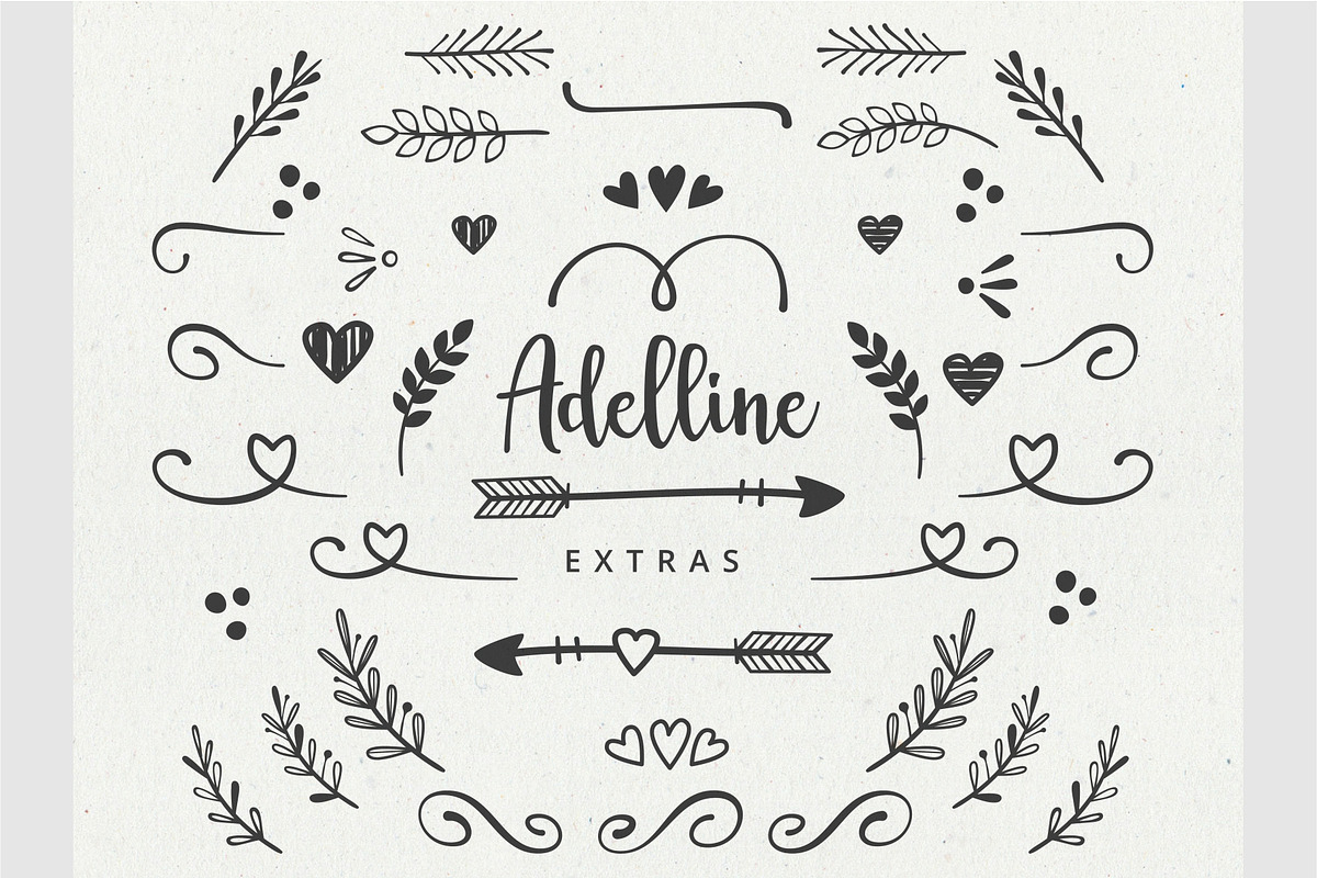 Adelline | beautiful elegant font preview 4